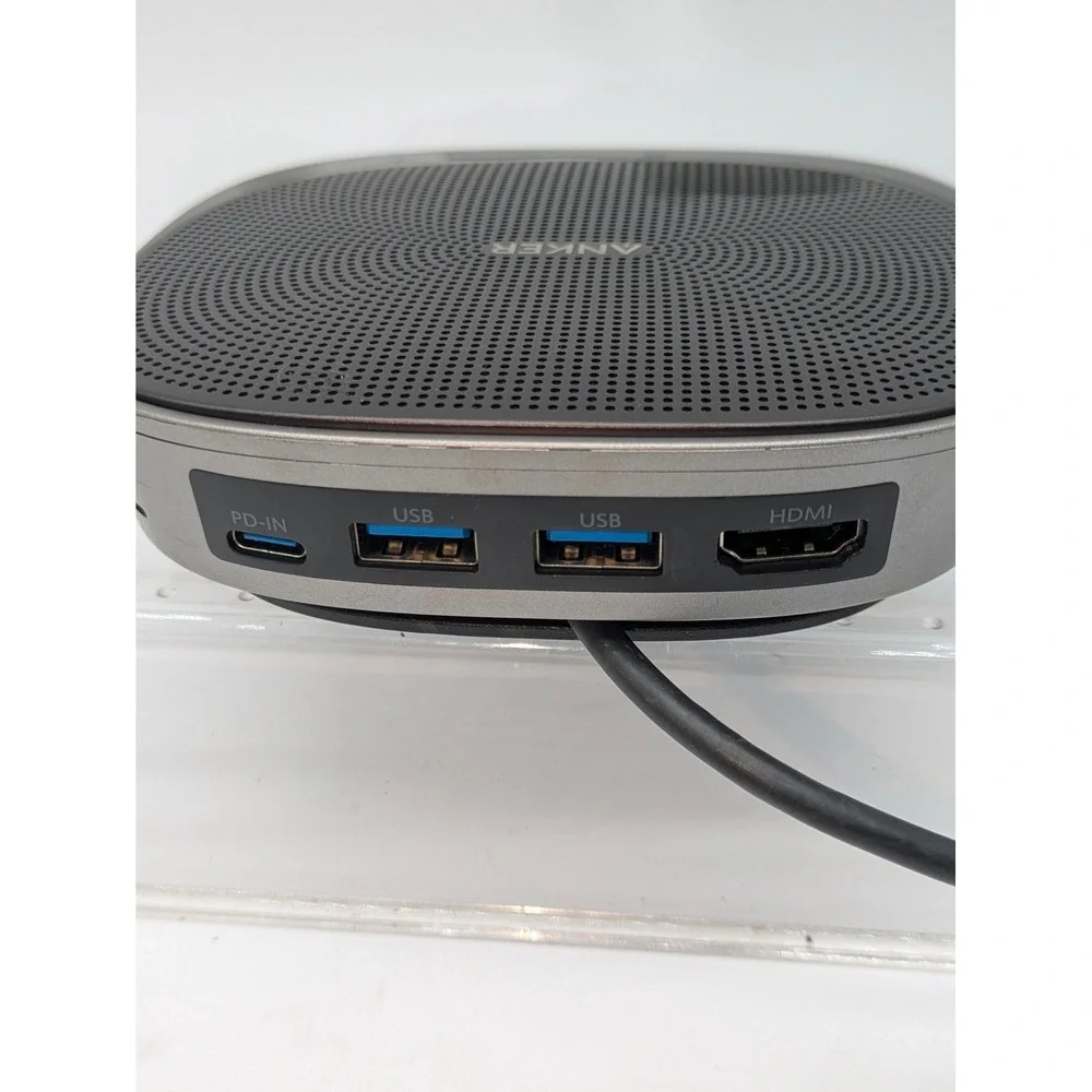 Anker PowerConf S360 USB Conference Speakerphone Hub HDMI USB-C A3307 Tested